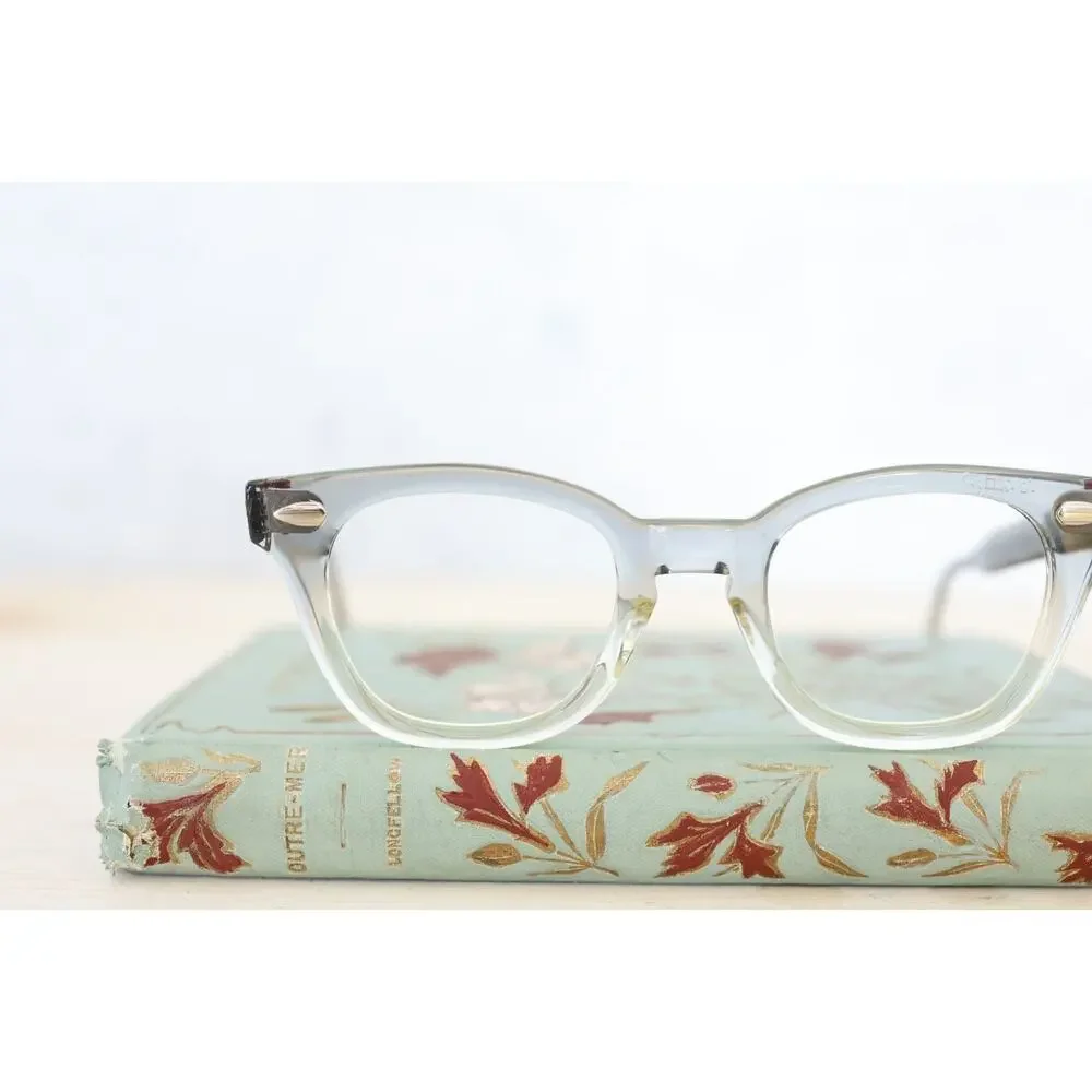 Vintage American Optical eyeglass 1960s USA Sleeve NOS 42-20 Academia Preppy